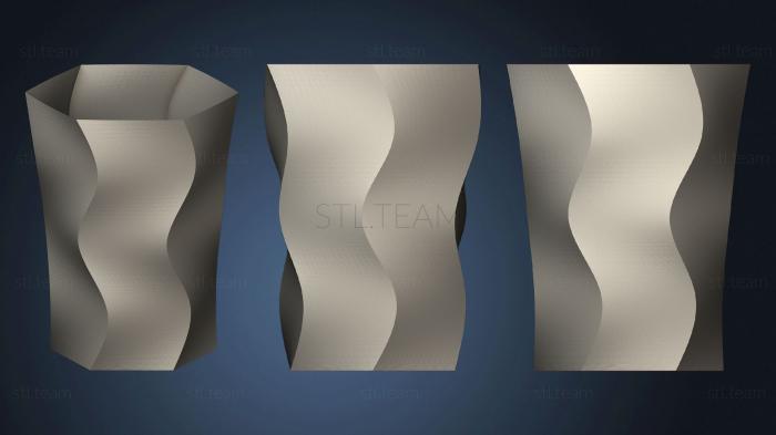 3D модель Краевая ваза (STL)